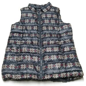 Old Navy  snowflake Youth Puffer Vest